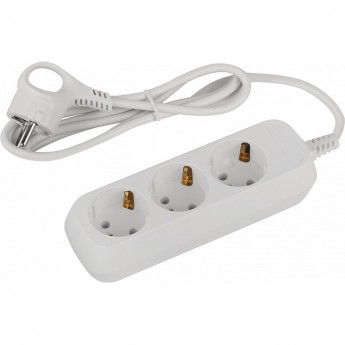 Удлинитель электрический ЭРА UDL-10-315-E Greenline 3 розетки с заземлением 1.5м ПВС 3х0.75кв.мм